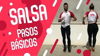 1 Clases de Salsa  Pasos básicos  Aprende a bailar salsa ¡VEN Y BAILA [upl. by Eseuqram]