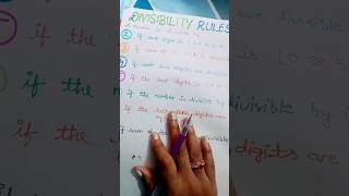 Divisibility Rule Quick Maths MathematicsInquiry shorts maths divisibilityrule [upl. by Llerral250]