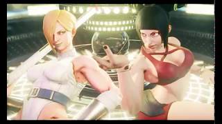 SFV Mods  Delta Falke vs Juri Alt Holiday [upl. by Ahseikal]