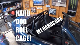 Hard Dog M1 HARDCORE ROLL BAR Install  Miata Pt 7 [upl. by Telimay140]