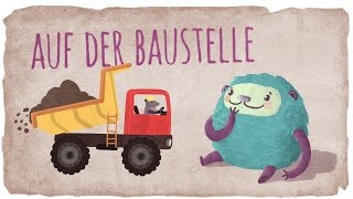 Auf der Baustelle  für Kinder mit Flunkeblunk  Bagger fahren  Baumeister Flunk [upl. by Sergu]