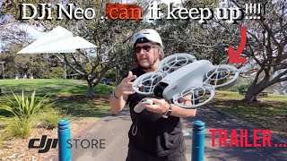 new 💥💥 Dji Neo Drone TRAILER Full autonomous AI small stealth Drone palm launch can it keep up [upl. by Charlton]