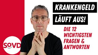 Krankengeld läuft aus Die 12 wichtigsten Fragen und Antworten [upl. by Nylyaj]