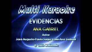 EVIDENCIAS KARAOKE ANA GABRIEL [upl. by Ganny]