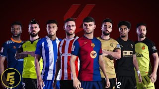 LaLiga EA Sports Official Kits 202425 vol 2  PES 2021 amp FL24 [upl. by Yreffej]