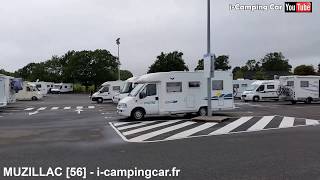 MUZILLAC 56  Aire Camping Cars dans le Morbihan [upl. by Athalie]