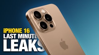 iPhone 16 Final Leaks This is it Coming September 9th [upl. by Nickerson483]