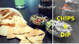 Tortilla chips  Salsa amp Guacamole  Corn Tortilla recipe [upl. by Boccaj]