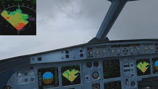 REX Sky Force 3D  Bad Weather Arrival into CologneBonn FSXDX10 [upl. by Ennylcaj1]