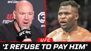 Dana White amp Francis Ngannou BEEF Explained [upl. by Briscoe554]