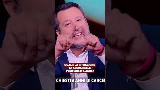 Salvini  I porti aperti tanto cari alla sinistra hanno portato più criminalità 170924 [upl. by Lavotsirc]