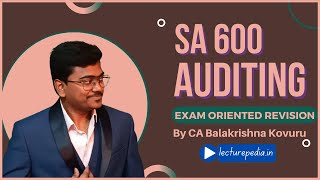 SA 600 Using the work of other auditor CA Final amp ca inter Auditing Standards Revision [upl. by Ekez]