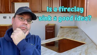 Is it safe to put a fireclay sink with Formica laminate countertops Quick Tip Tuesday [upl. by Nodnas317]