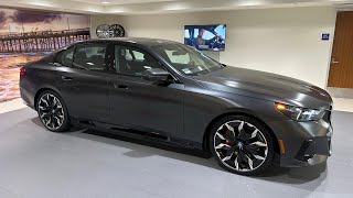 2024 Frozen Deep Grey BMW i5 M60 Predelivery [upl. by Irok]