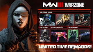 9 FREE OPERATORS amp BUNDLE PACKS TO CLAIM NOW Free Operators Bundles amp MORE  Modern Warfare 3 [upl. by Dworman]