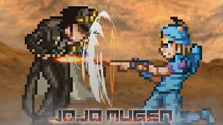 Jotaro Kujo vs Johnny Joestar Jojos Bizarre Adventure MUGEN [upl. by Sorenson609]