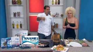 Cocina con Panamei  Receta ganadora quotMofongo Relleno de Camaronesquot [upl. by Mccreary169]