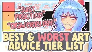 Ranking the BEST and WORST Art Advice Art Tier List  SPEEDPAINT  COMMENTARY [upl. by Gabriel]