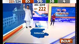 India TV Final Opinion Poll on Karnataka Elections [upl. by Craw]