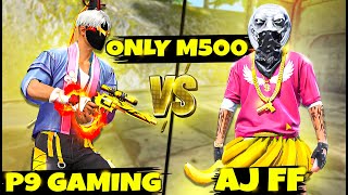 Pakistans No1 M500 Player Vs P9 Gaming 😱 Challenge with AJ FF [upl. by Amersham]