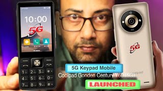 5G Keypad Mobile Phone💥Coolpad Golden Century Y60 5G Launched [upl. by Anertal552]