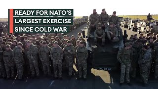 British Army prepares for Natos biggest show of force since Cold War [upl. by Eniladam]