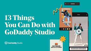 13 Most USEFUL Applications  GoDaddy Studio [upl. by Rickard]