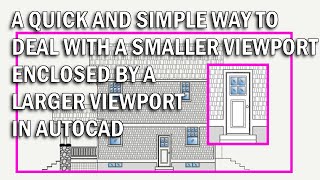 AutoCAD  Cannot Enter Small Viewport Enclosed in Larger Viewport [upl. by Haet]