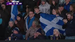 Highlights Wales vs Scotland  Guinness W6N  WRU TV [upl. by Wandy]