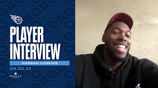 Hassan Haskins Player Interview  2022 Draft [upl. by Pamelina82]