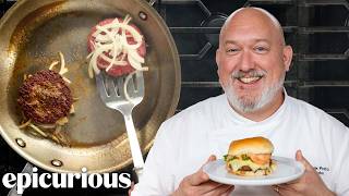 The Best Hamburger Youll Ever Make  Epicurious 101 [upl. by Eudo]