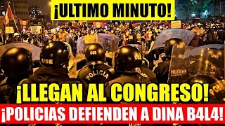 ÚLTIMO MINUTO MILES DE POLICIAS FURIOSOS ATAC4N A MANIFESTANTES en MARCHA DE LIMA CONTRA DINA BAL4 [upl. by Jabon]