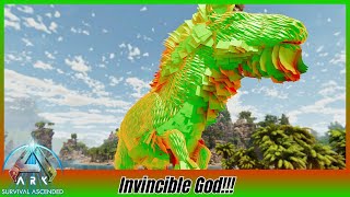 This GOD might be invincible Ark Survival Ascended Omega Mod [upl. by Ellehcin712]