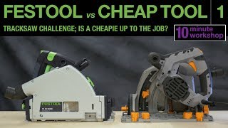 Festool vs Cheap tool Tracksaw Part 1 071 [upl. by Eceela]