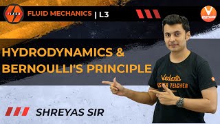 Fluid Mechanics L3  Hydrodynamics amp Bernoullis Principle  JEE Physics 2022  V JEE Enthuse [upl. by Goldie907]