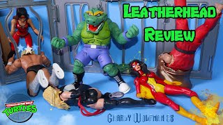 NECA Stump Arena Presents TMNT Adventures LEATHERHEAD  Archie Comics Figure Review [upl. by Bowe109]