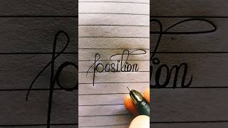 Cursive words connecting cursive handwriting shorts [upl. by Ellicul240]