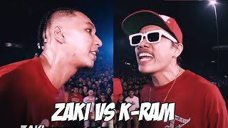 KRam vs Zaki  Reaction Video  Tito Shernan STYLE CLASH TAENA LAKAS [upl. by Aubrie148]