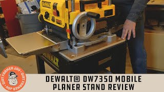 DeWalt® DW7350 Mobile Planer Stand Review [upl. by Rothschild]