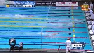 Mixed 4x100m Medley relay final LEN European Swimming Championships Berlin 2014 Germany [upl. by Bordiuk]