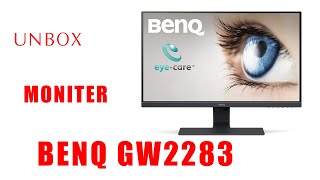 Unbox màn hình BenQ 22 inch khá ngon giá rẻ màu sắc góc nhìn ổn làm photoshop Ok [upl. by Norvun]