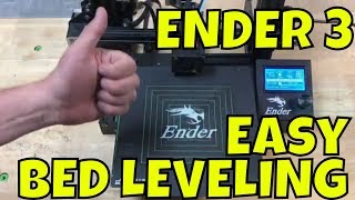 Creality Ender 3 Easy Way To Level Your Bed [upl. by Anekahs86]