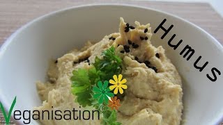 Leckerer Hummus zubereitet von Veganisation Rezept Vegan Online Shop [upl. by Finbur769]