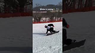 Winter⛄️ snowboard snowboarding winter 스노우보드 비발디파크 [upl. by Loftis858]