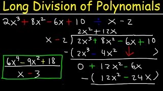 Algebra 2  Dividing Polynomials [upl. by Llenil517]