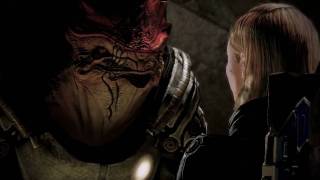 Mass Effect 2  The reunion with Wrex [upl. by Haonam]