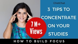 How To Concentrate On Studies For Long Hours  3 Simple Tips to Focus On Studies  ChetChat [upl. by Bobbi737]