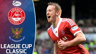 Aberdeen 40 St Johnstone  2014 League Cup Semi Final  League Cup Classics [upl. by Rahas]