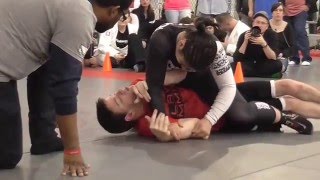 Gina Hopkins Vs Ian Matuszak Grapplers Heart 2015 [upl. by Bogart]