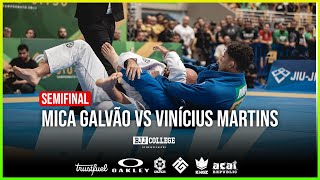 Mica Galvão vs Vinícius Martins  Campeonato Brasileiro 2024  CBJJ  IBJJ  SEMIFINAL [upl. by Nnaycnan]